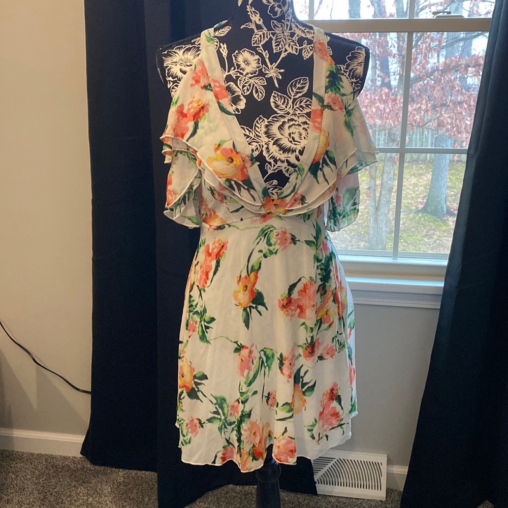 Size small floral mini dress